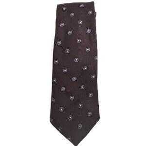 Vintage Christian Dior Silk Brown Men's Tie